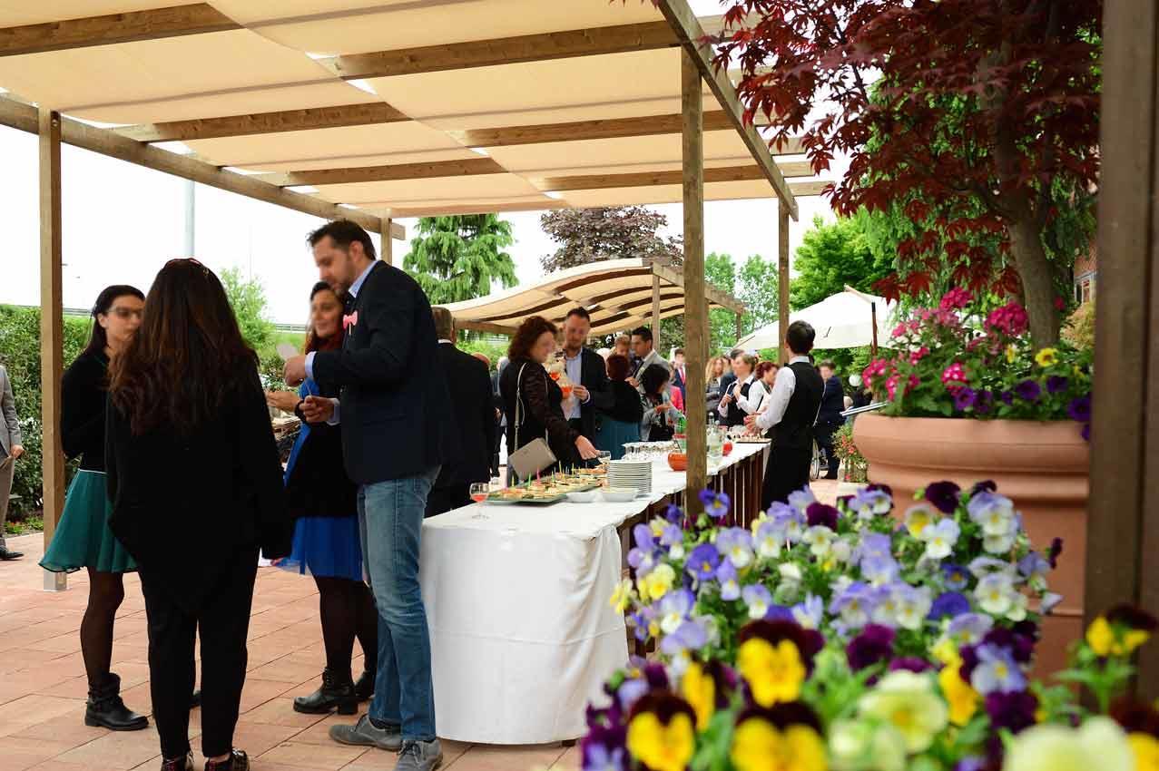 Hotel Ristorante Paladini Carisio Eksteriør bilde